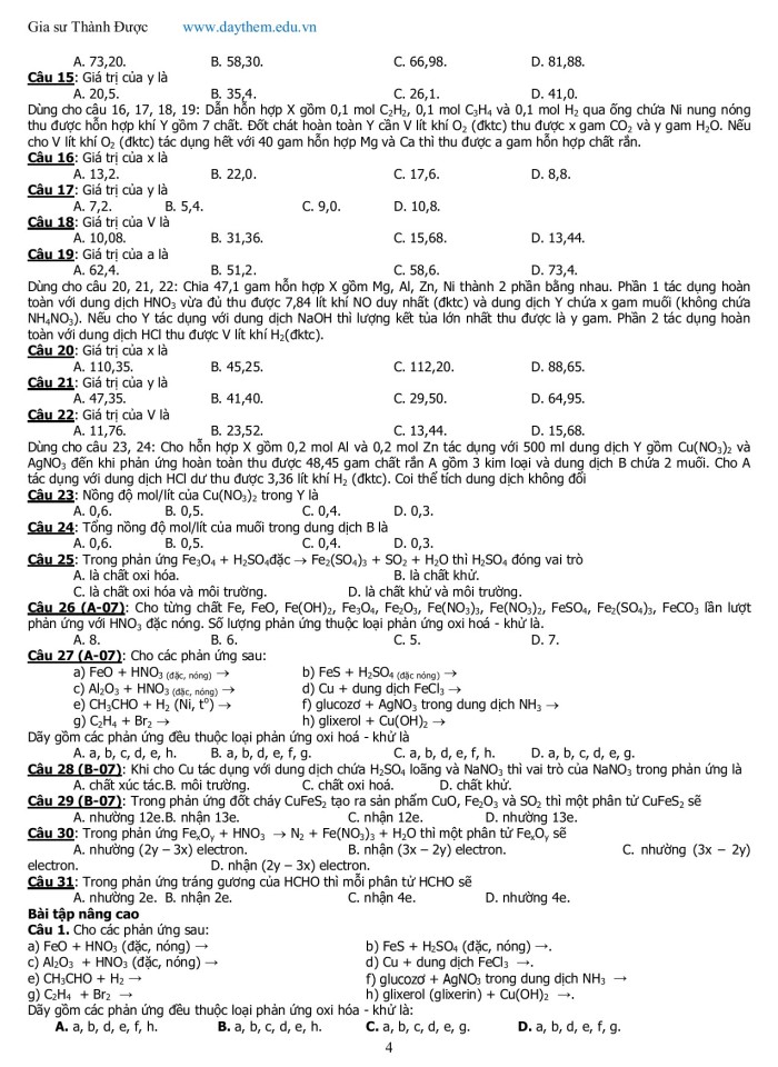 image for page 14 chuyên đề ôn thi hoá học 12