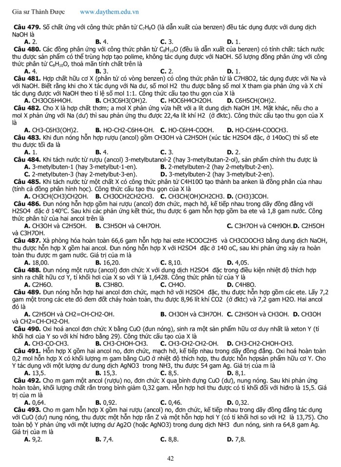 image for page 14 chuyên đề ôn thi hoá học 12