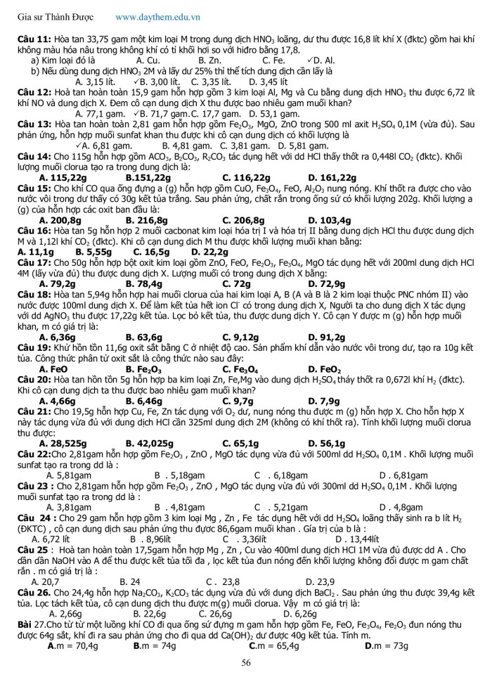 image for page 14 chuyên đề ôn thi hoá học 12