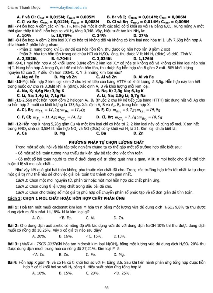 image for page 14 chuyên đề ôn thi hoá học 12