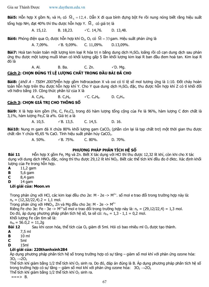 image for page 14 chuyên đề ôn thi hoá học 12