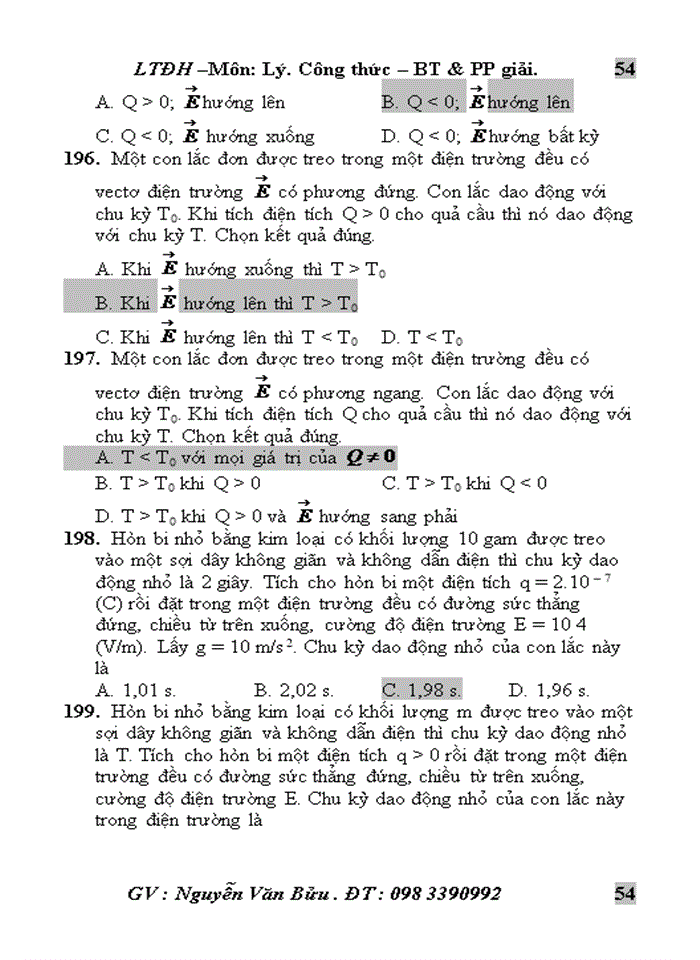 image for page Các dạng bài tập, phương pháp  giải dao động điều hòa
