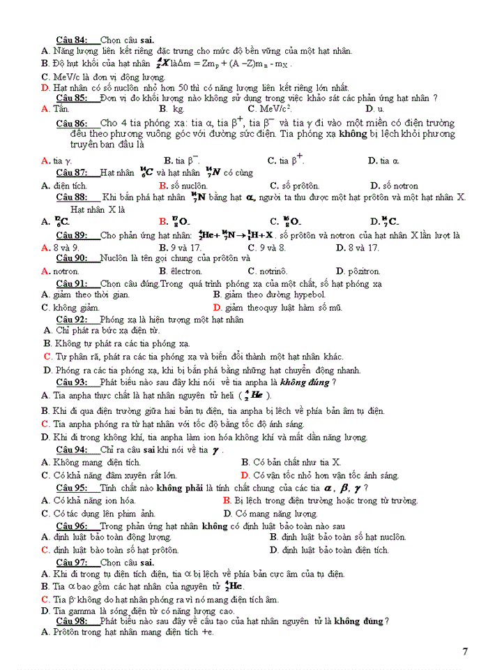 image for page Đề cương ôn tập học kì II lý khối 12