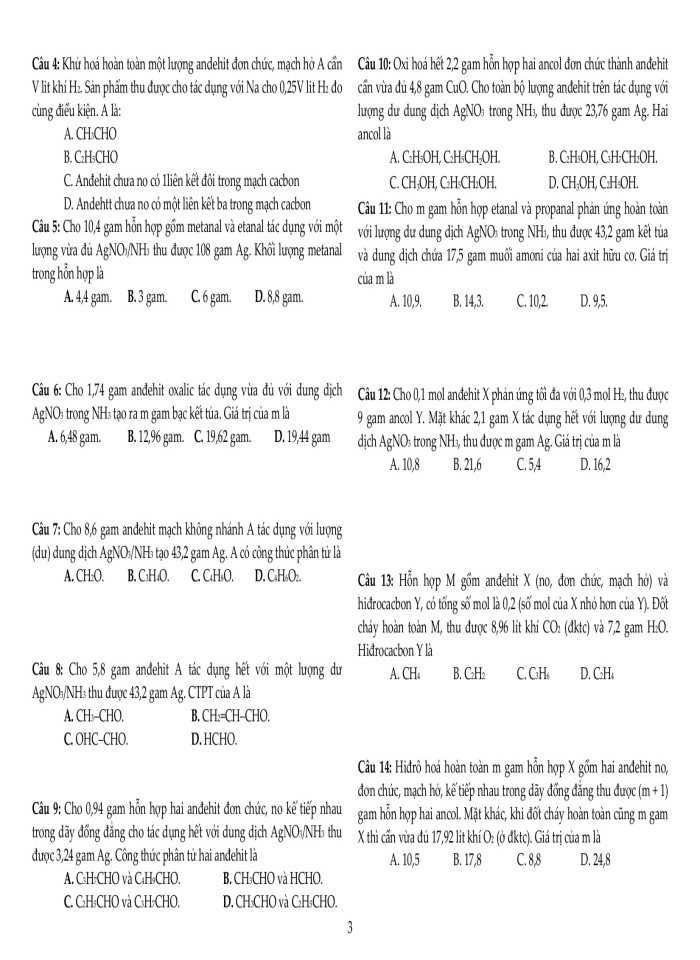 image for page Chuyên đề este – lipit – cacbohiđrat