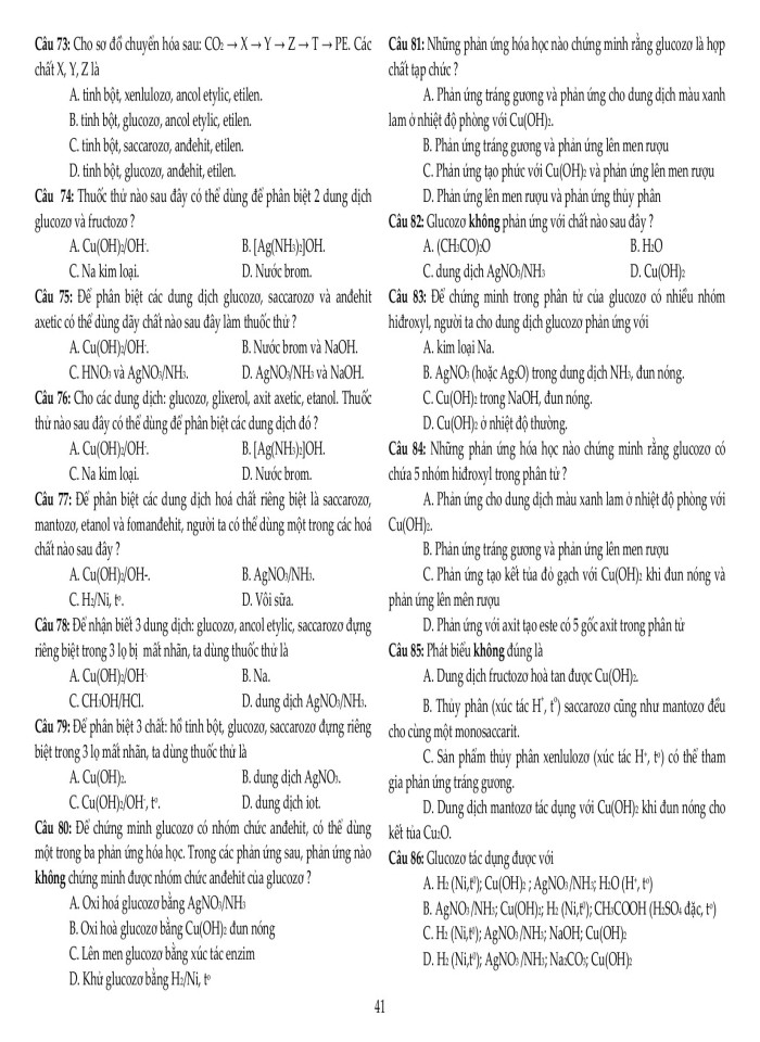 image for page Chuyên đề este – lipit – cacbohiđrat