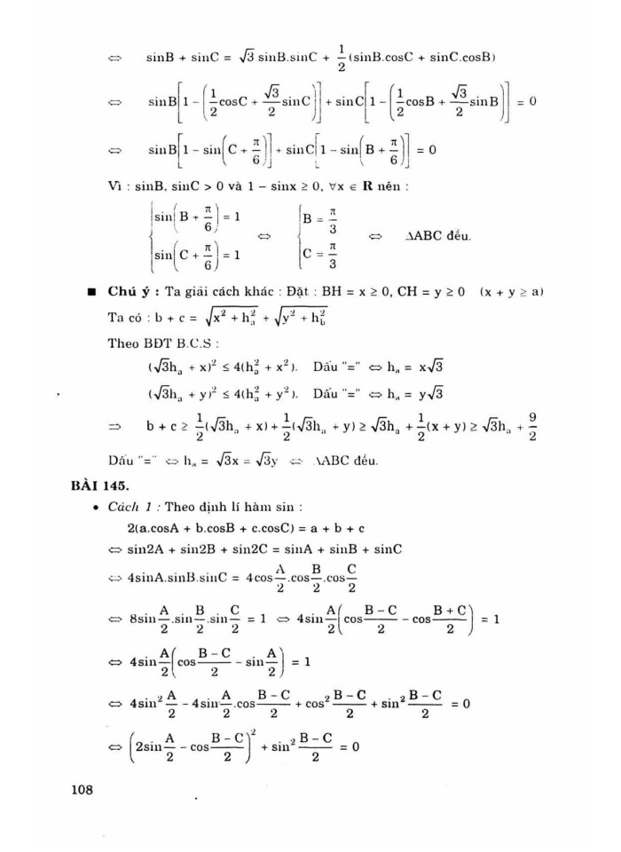 image for page Nhận dạng tam gác không dùng bất đẳng thức