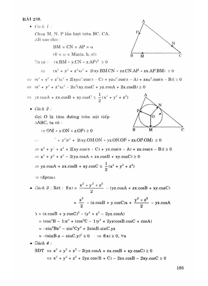 image for page Nhận dạng tam gác không dùng bất đẳng thức