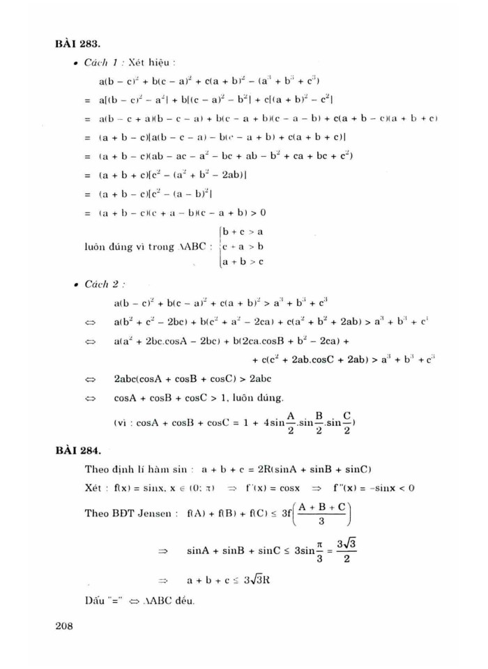 image for page Nhận dạng tam gác không dùng bất đẳng thức
