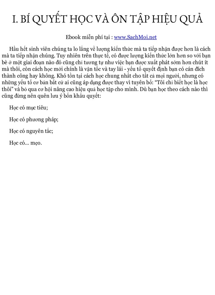 image for page Bí quyết vượt qua kỳ thi