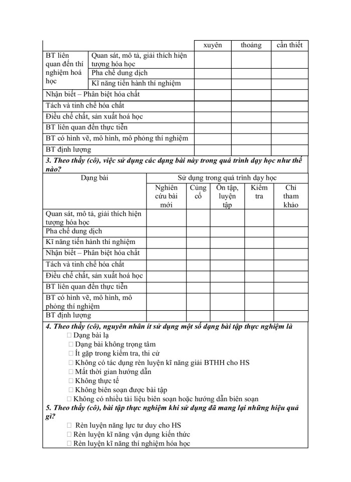 image for page Xây dựng và sử dụng hệ thống bài tập thực nghiệm trong dạy học phần hóa học phi kim ở trường trung học phổ thông