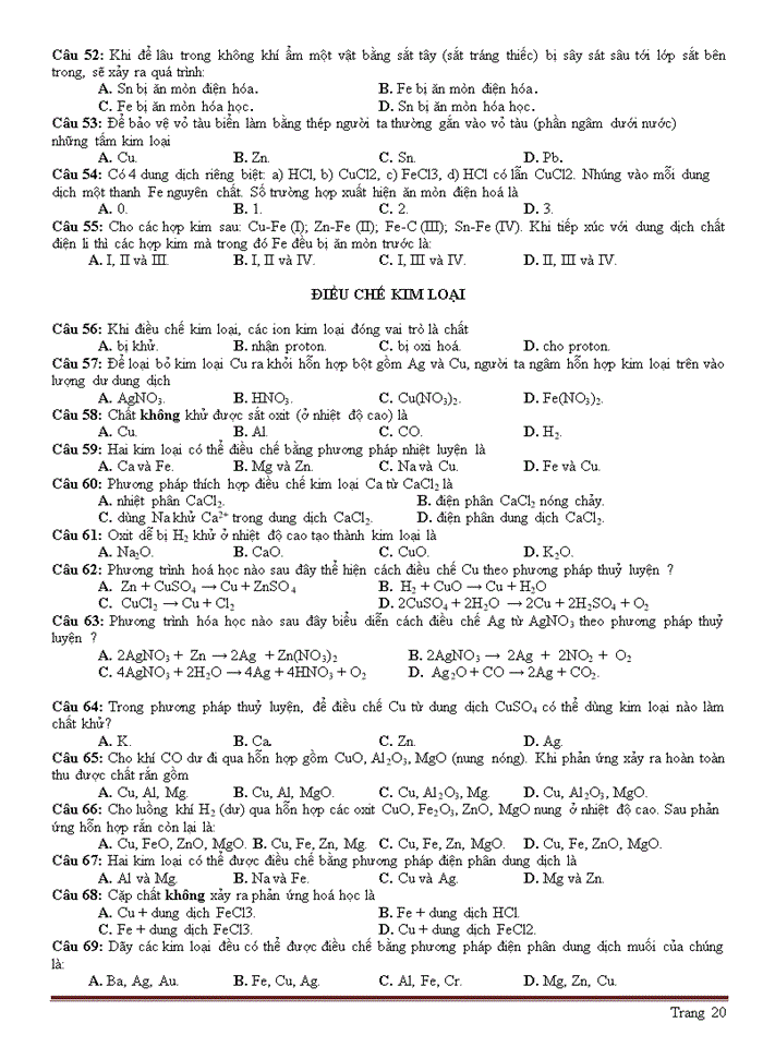 image for page Đại cương về kim loại