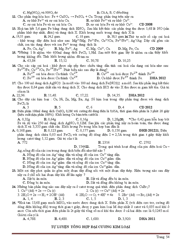 image for page Đại cương về kim loại