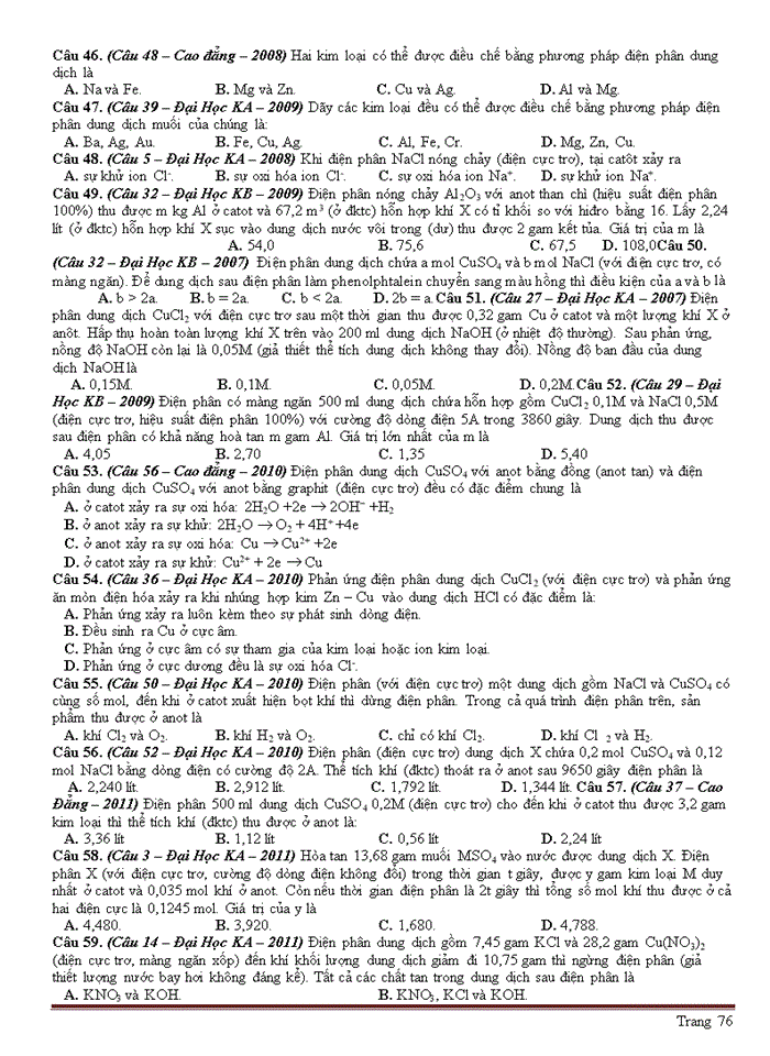 image for page Đại cương về kim loại