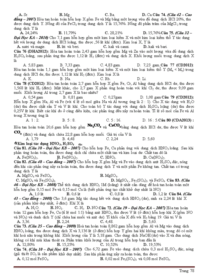 image for page Đại cương về kim loại