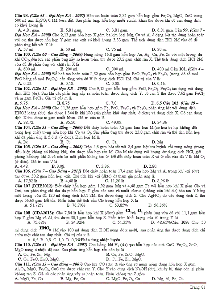 image for page Đại cương về kim loại