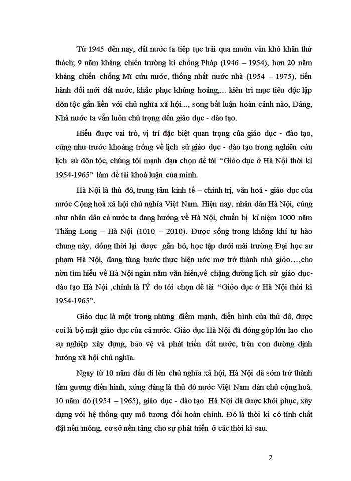 image for page Giáo dục ở Hà Nội thời kì 1954-1965