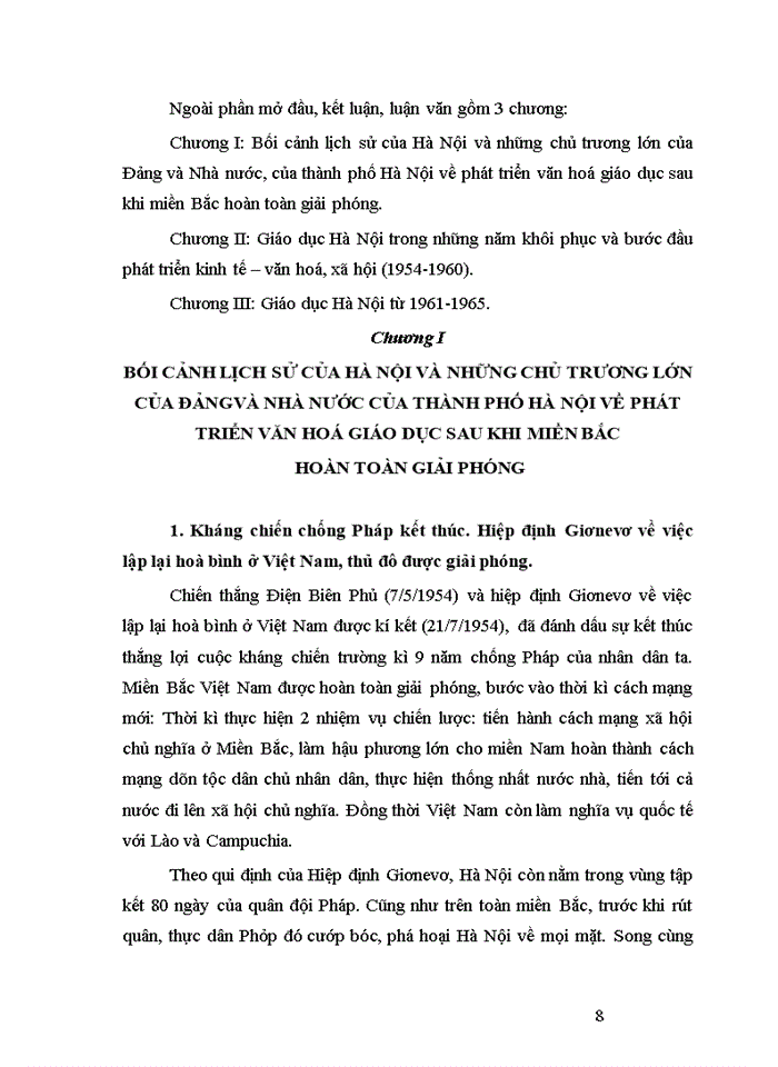 image for page Giáo dục ở Hà Nội thời kì 1954-1965