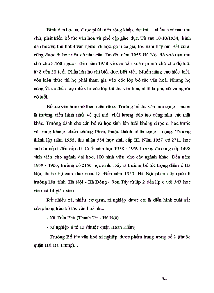 image for page Giáo dục ở Hà Nội thời kì 1954-1965