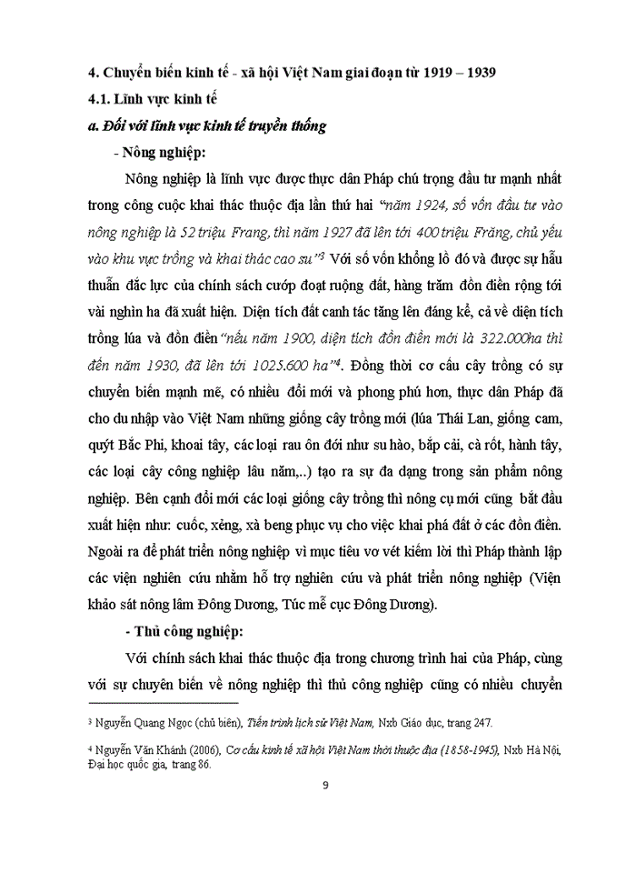 image for page Diễn tiến chính sách khai thác thuộc địa của thực dân Pháp từ sau chiến tranh thế giới lần thứ nhất và những tác động đến kinh tế - xã hội Việt Nam (1919-1939)