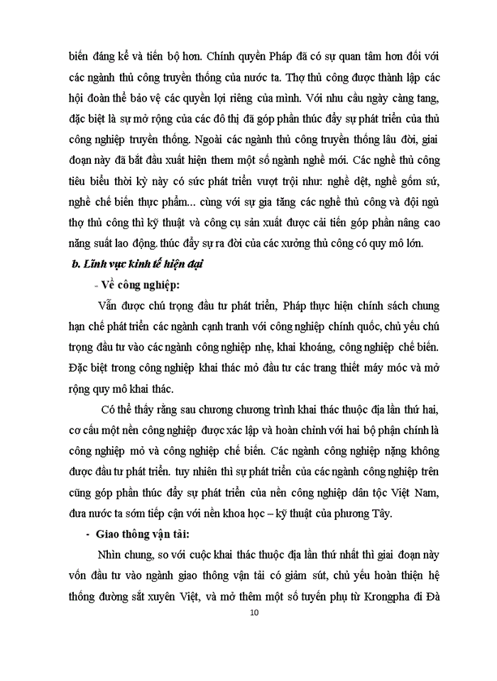 image for page Diễn tiến chính sách khai thác thuộc địa của thực dân Pháp từ sau chiến tranh thế giới lần thứ nhất và những tác động đến kinh tế - xã hội Việt Nam (1919-1939)