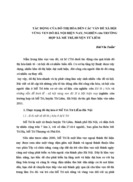 Tác động của đô thị hóa đến các vấn đề xã hội vủng ven đô Hà Nội hiện nay, nghiên cứu trường hợp xã Mễ Trì, huyện Từ Liêm