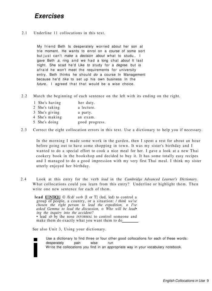image for page English collocations in use intermediate