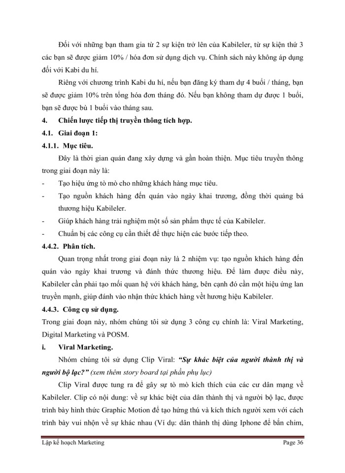 image for page Lập kế hoạch Marketing Kabileler Coffee