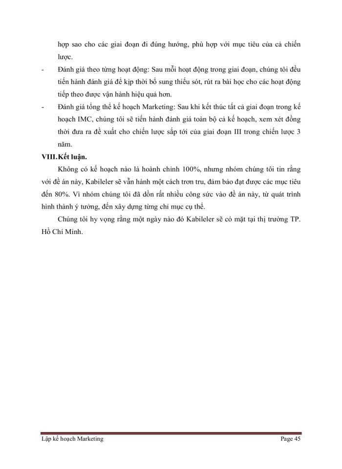 image for page Lập kế hoạch Marketing Kabileler Coffee