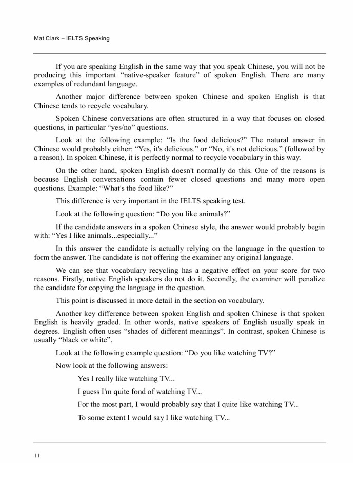 image for page Mat Clark – IELTS Speaking