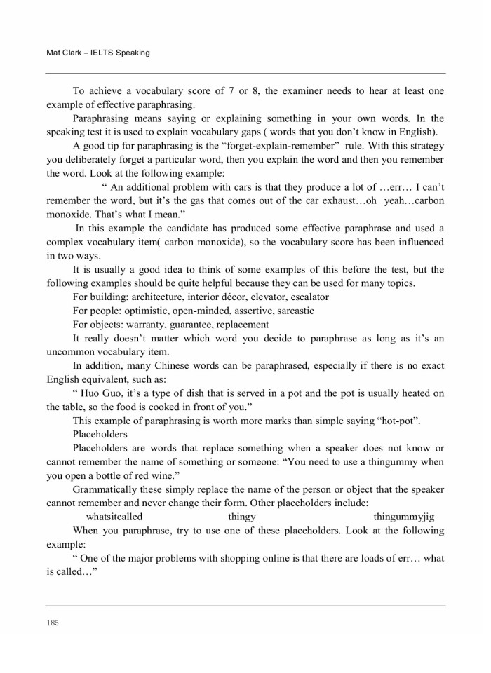 image for page Mat Clark – IELTS Speaking