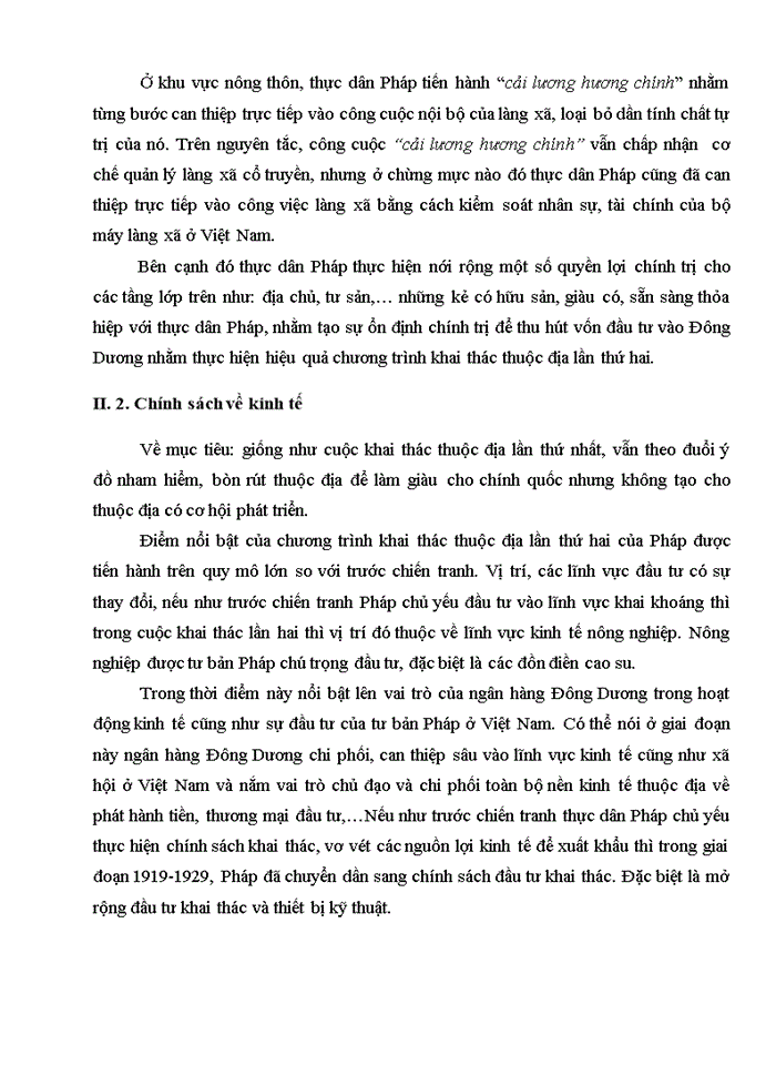image for page Cuộc khai thác thuộc địa lần thứ hai của thực dân Pháp và những chuyển biến trong cơ cấu kinh tế - xã hội Việt nam 1919- 1929