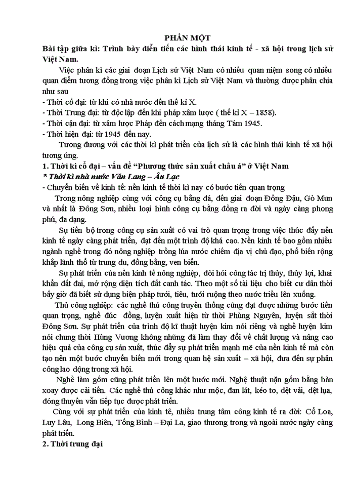 image for page Diễn tiến các hình thái kinh tế - xã hội trong lịch sử Việt Nam.