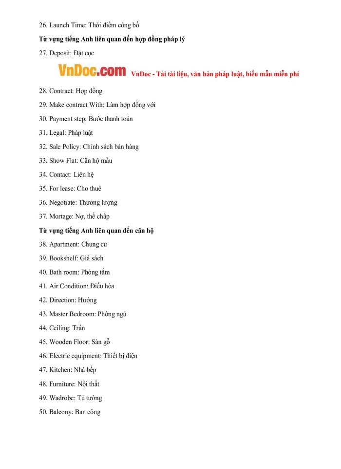 image for page Từ điển tiếng anh chuyên ngành bất động sản