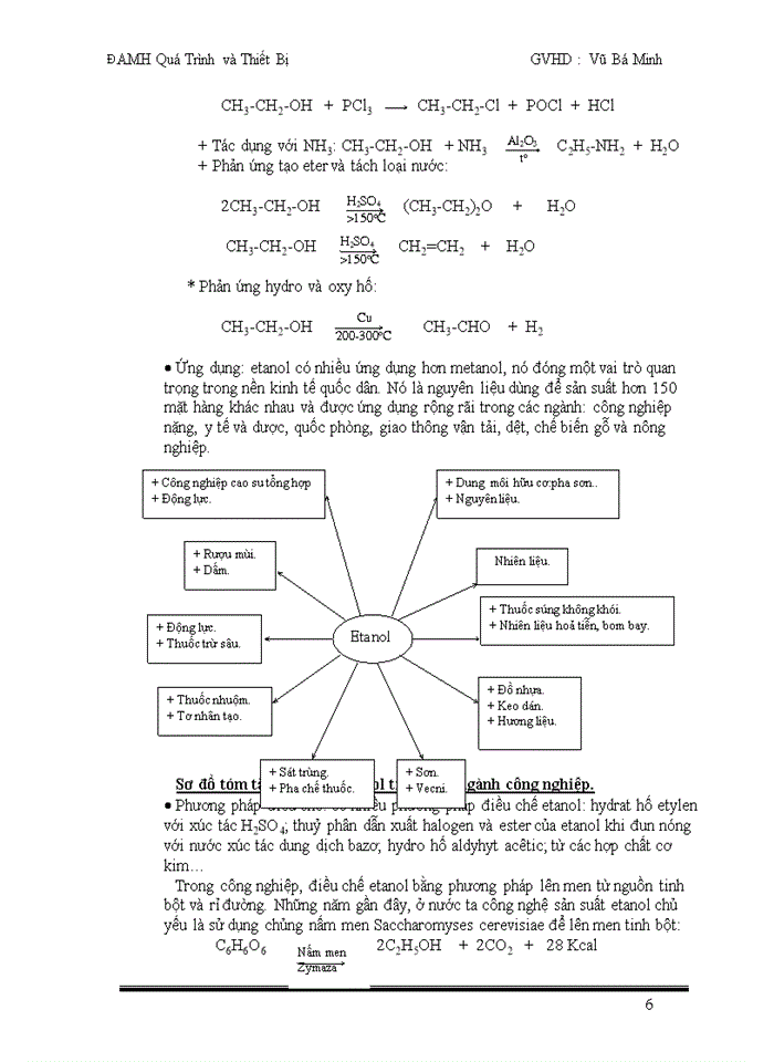 image for page Thiết kế tháp chưng cất hệ Etanol - Nước hoạt động liên tục với nâng suất nhập liệu : 1000 kg/h có nồng độ 10% mol etanol