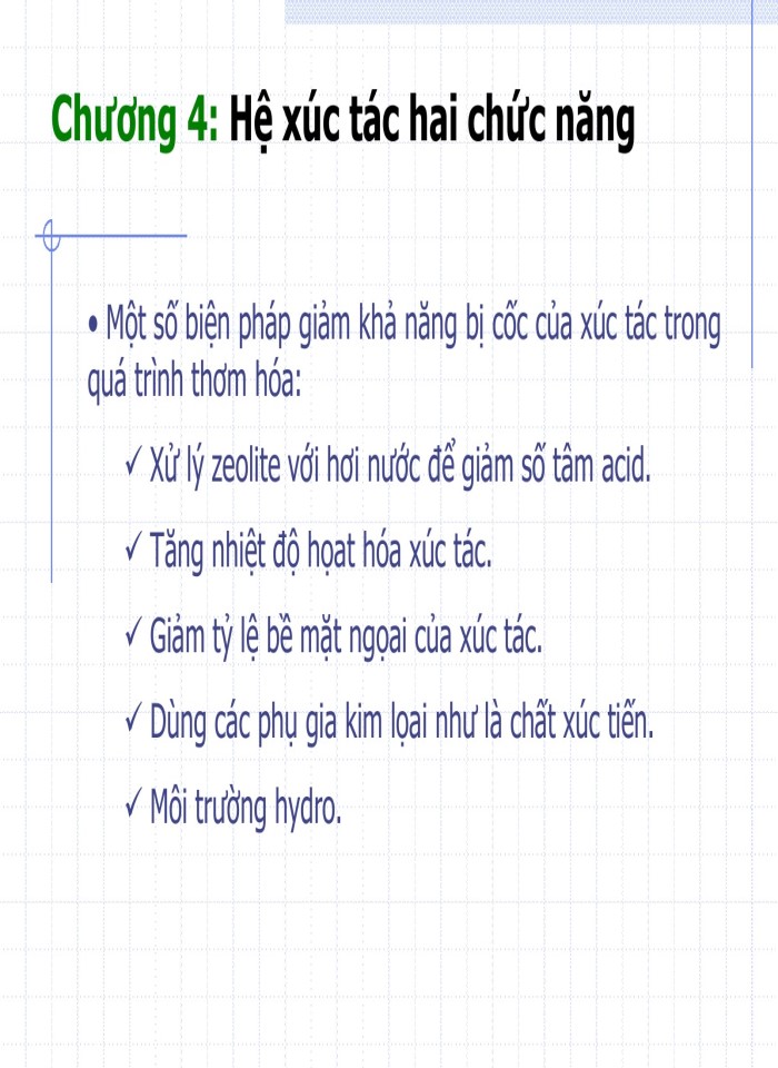 image for page Hệ xúc tác hai chức năng
