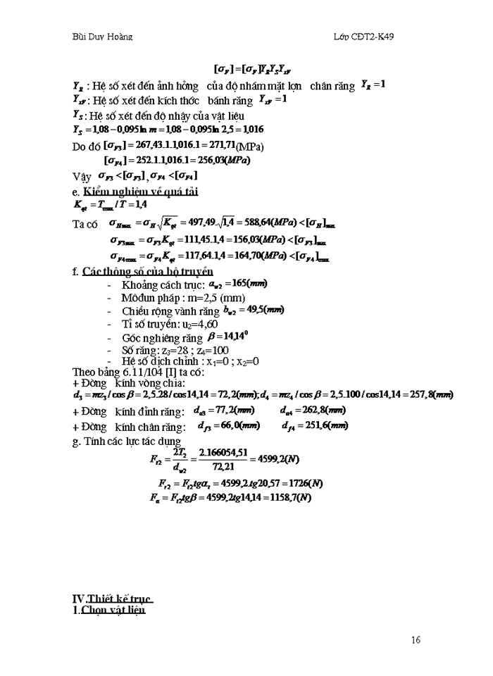 image for page Đồ án chi tiết máy