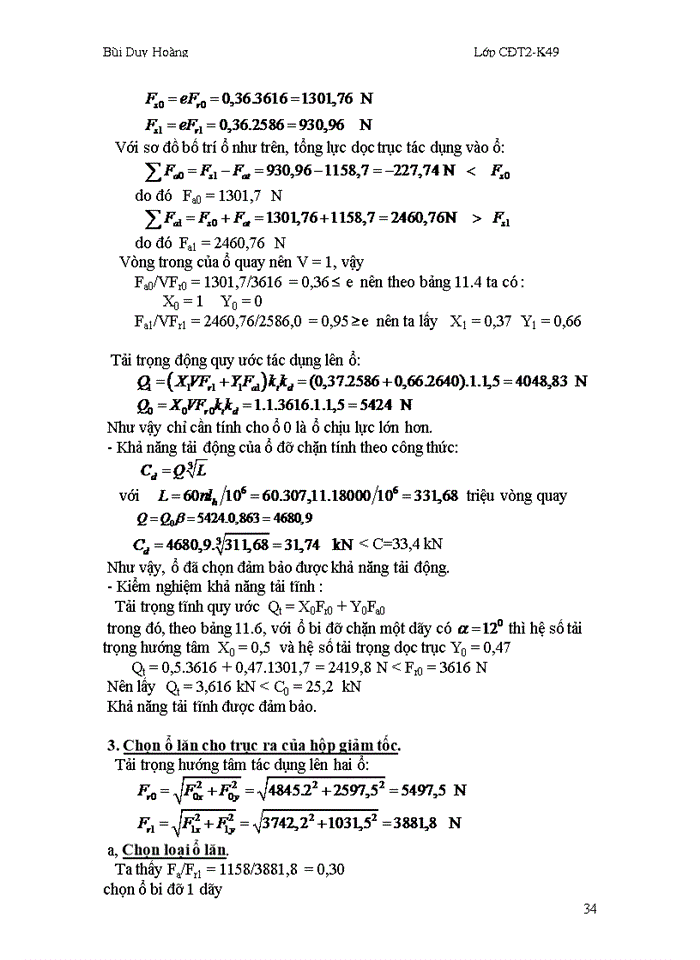 image for page Đồ án chi tiết máy