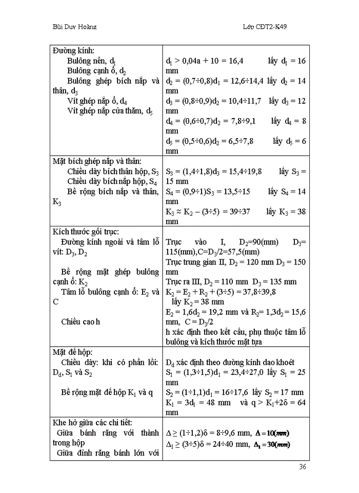 image for page Đồ án chi tiết máy