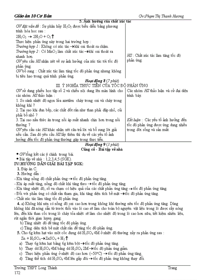 image for page Giáo án môn hóa học lớp 10 Cơ Bản