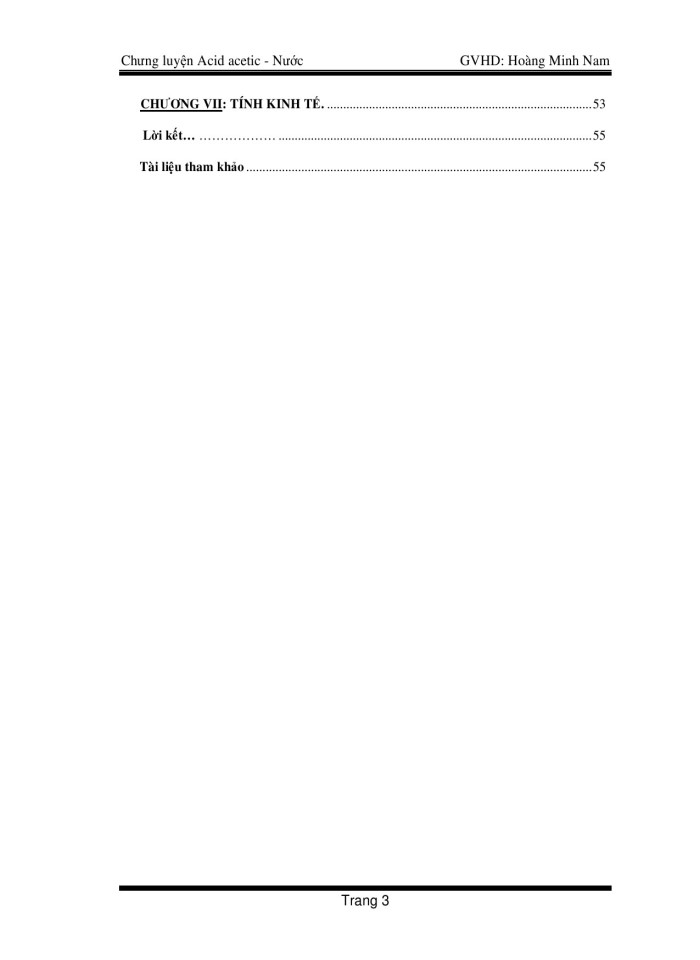 image for page Thiết kế hệ thống chưng cất Nước – Axit Axetic có năng suất là 500l/h