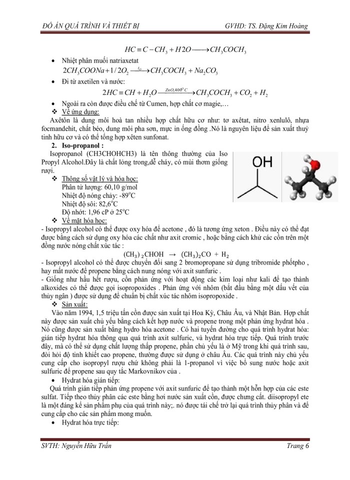 image for page Thiết kế hệ thống thiết bị chưng luyện liên tục để phân riêng hỗn hợp Axeton – Isopropanol