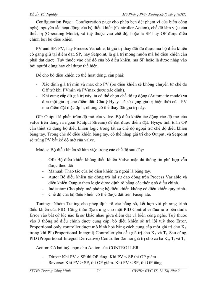 image for page Sử dụng phần mềm Hysys để mô phỏng phân xưởng xử lý Naphtha bằng hydro (NHT-Unit 012) của nhà máy lọc dầu Dung Quất