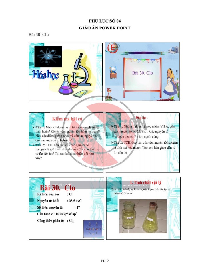 image for page Phát triển năng lực vận dụng kiến thức hóa học cho học sinh thông qua sử dụng bài tập thực tiễn chương nhóm Halogen