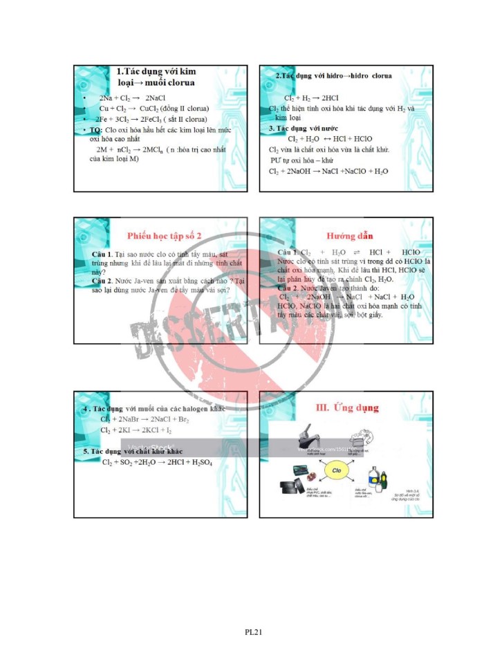 image for page Phát triển năng lực vận dụng kiến thức hóa học cho học sinh thông qua sử dụng bài tập thực tiễn chương nhóm Halogen