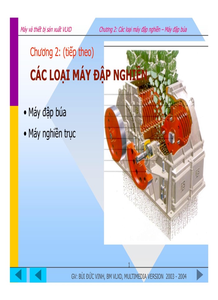 image for page Các loại máy đập nghiền - máy đập búa