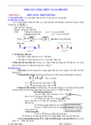 Tóm tắt công thức và lí thuyết vật lý 11