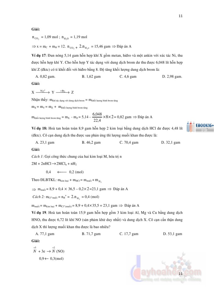 image for page 16 phương pháp và kỹ thuật giải nhanh bài tập trắc nghiệm hóa học