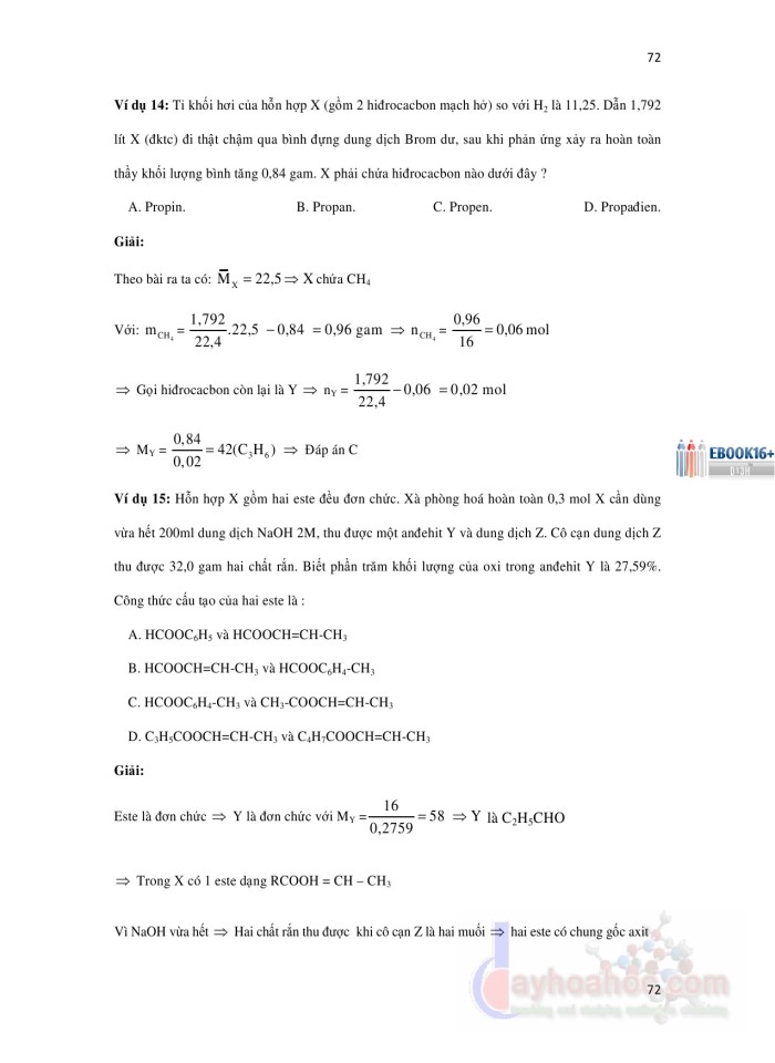 image for page 16 phương pháp và kỹ thuật giải nhanh bài tập trắc nghiệm hóa học