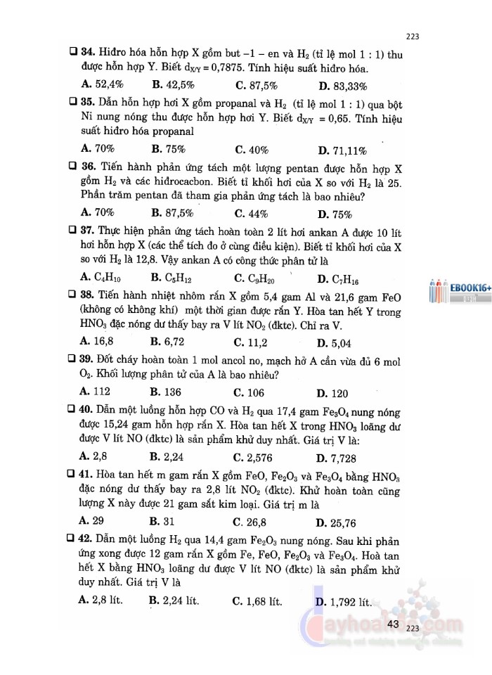 image for page 16 phương pháp và kỹ thuật giải nhanh bài tập trắc nghiệm hóa học