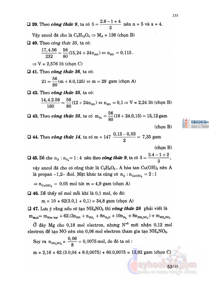 image for page 16 phương pháp và kỹ thuật giải nhanh bài tập trắc nghiệm hóa học